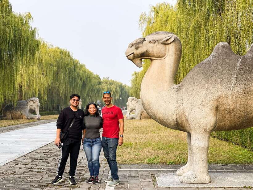 Beijing: Great Wall and Ming Tomb All-inclusive Private Tour - Getting to the Wall: 76 km, Shuttle, and the Right Ride