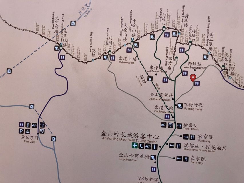 Great Wall Jinshanling To Simatai West Hiking Private Tour - The hike route: Brick Crenel to East Five-window Tower (about 6 km)