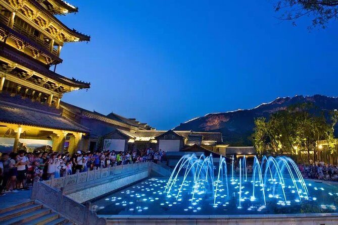 Jinshanling Private Tour with Night View of Simatai and Gubei Water Town from Beijing - Stop 2: Simatai Great Wall at Night—Lanterns, Cable Car, and Big Mood