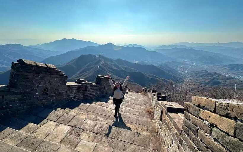 Mutianyu Great Wall 5-KM Guided Hike with Uphill Cable Car - Uphill cable car to Watchtower 14: the smartest part of the plan
