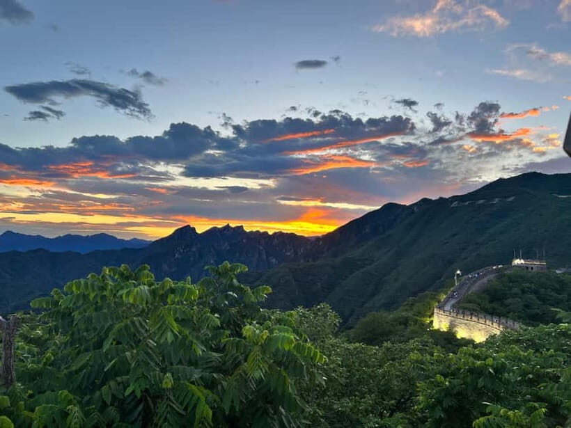 Sunset Glow at Mutianyu Great Wall Night Bus Tour+Ticket - Why this Mutianyu night tour feels different