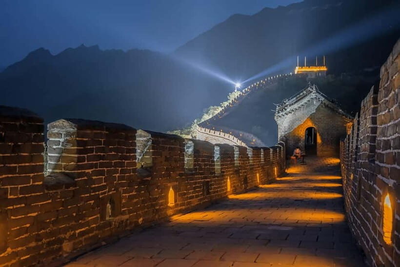Sunset Glow at Mutianyu Great Wall Night Bus Tour+Ticket - Mutianyu at night: what you’ll actually see